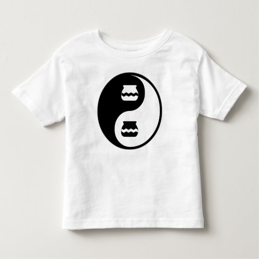 Yin Yang Pottery Kinder Shirts (Voorkant)