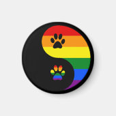 Yin-yang Pride Magneet (Voorkant)