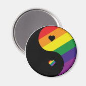 YIN YANG PRIDE MAGNEET (Voorkant / Achterkant)