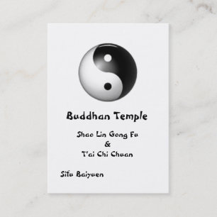 Yin & Yang-profielkaart Visitekaartje