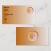 Yin Yang Profile Card Visitekaartje (Voorkant / Achterkant)