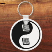 Yin Yang Programming Sleutelhanger (Voorkant)