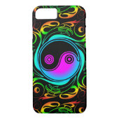 Yin Yang Psychedelic Rainbow-Tattoo Case-Mate iPhone Case (Achterkant)