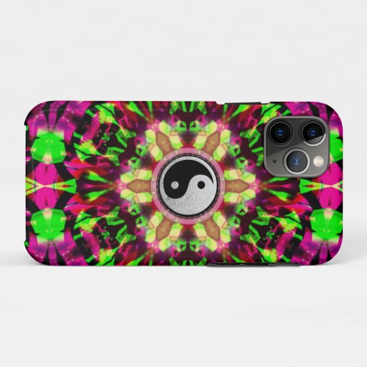 Yin Yang Psychedelic Star Case-Mate iPhone Case (Achterkant (horizontaal))