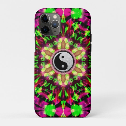 Yin Yang Psychedelic Star Case-Mate iPhone Case (Achterkant)
