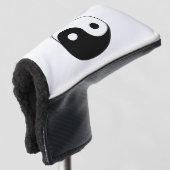 Yin & Yang Putter Hoesje Golfheadcover (3/4 voorkant)