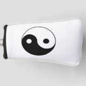 Yin & Yang Putter Hoesje Golfheadcover (Voorkant)