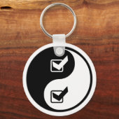 Yin Yang Quality Assurance Engineering Sleutelhanger (Voorkant)