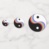 Yin Yang Rainbow Confetti (Voorkanten)