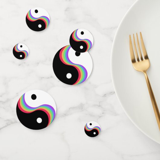 Yin Yang Rainbow Confetti (Groep)