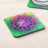 Yin Yang Rainbow Love Cork Onderzetters (Linkerzijde)