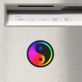 Yin Yang Rainbow Magneet (Insitu (Vaatwasser))