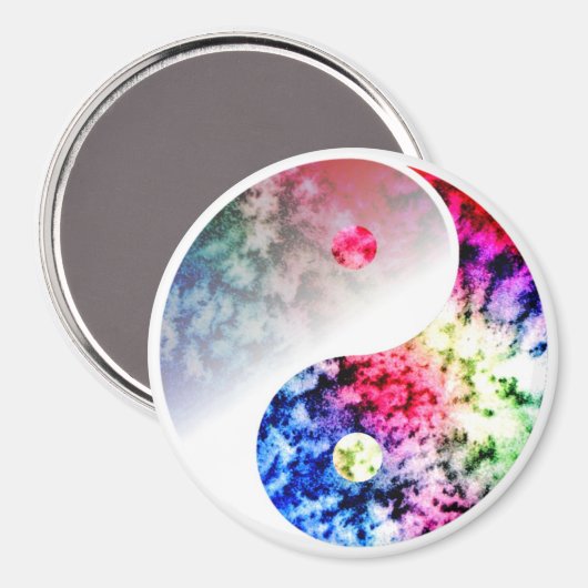 Yin Yang Rainbow Magnet (Voorkant / Achterkant)