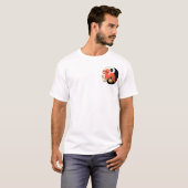 Yin-yang Red Dragon T-shirt (Voorkant volledig)