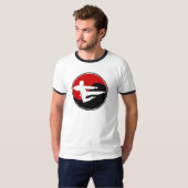 Yin Yang Red Karate GUY 1 T-shirt (Voorkant volledig)