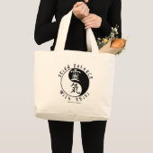Yin Yang Reiki Kanji Grote Tote Bag (Voorkant (product))
