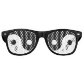 Yin Yang Retro Zonnebril (Voorkant)