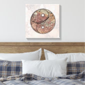 Yin Yang Rock Art Talking Canyons, New Mexico Canvas Afdruk (Insitu (Slaapkamer))