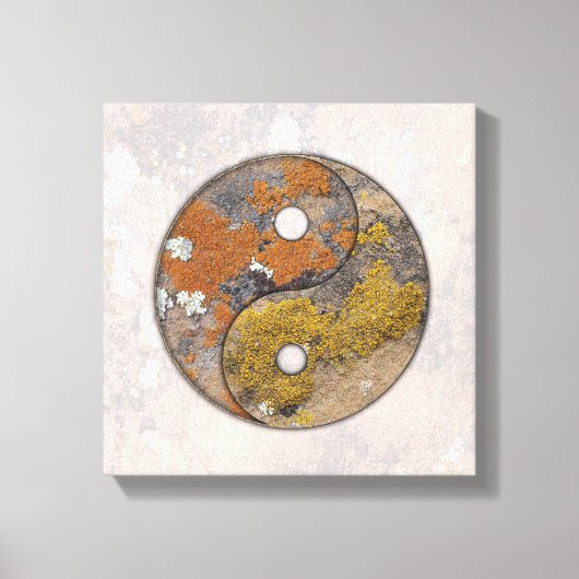 Yin Yang Rock Art Talking Canyons, New Mexico Canvas Afdruk (Voorkant)