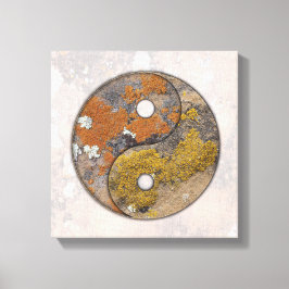 Yin Yang Rock Art Talking Canyons, New Mexico Canvas Afdruk