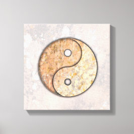 Yin Yang Rock Art Talking Canyons, New Mexico Canvas Afdruk