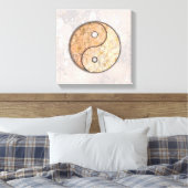 Yin Yang Rock Art Talking Canyons, New Mexico Canvas Afdruk (Insitu (Slaapkamer))