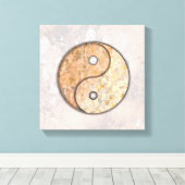 Yin Yang Rock Art Talking Canyons, New Mexico Canvas Afdruk (Insitu (Houten vloer))