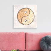 Yin Yang Rock Art Talking Canyons, New Mexico Canvas Afdruk (Insitu (Woonkamer))