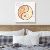 Yin Yang Rock Art Talking Canyons, New Mexico Canvas Afdruk (Insitu (Slaapkamer))