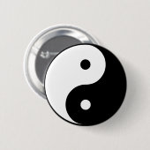 Yin Yang Ronde Button 5,7 Cm (Voorkant /achterkant)