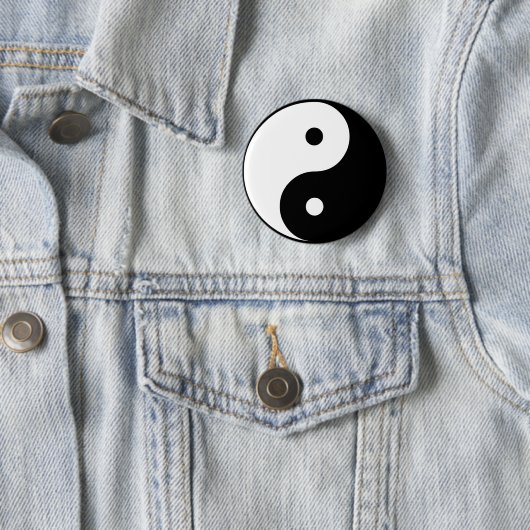 Yin Yang Ronde Button 5,7 Cm (In situ)
