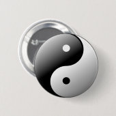 Yin Yang Ronde Button 5,7 Cm (Voorkant /achterkant)
