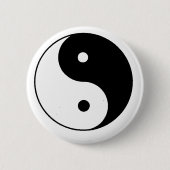 Yin__Yang Ronde Button 5,7 Cm (Voorkant)