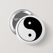 Yin__Yang Ronde Button 5,7 Cm (Voorkant /achterkant)
