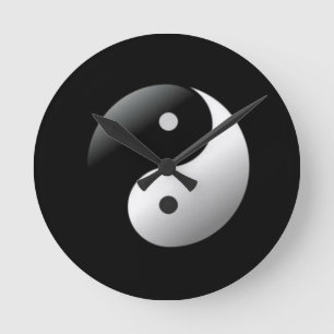 Yin Yang Ronde Klok