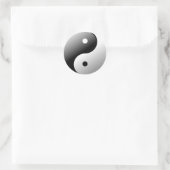Yin & Yang Ronde Sticker (Tas)