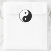 Yin Yang Ronde Sticker (Tas)