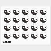 Yin Yang Ronde Sticker (Vel)