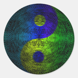 Yin-yang Ronde Sticker