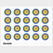 Yin Yang Ronde Sticker (Vel)