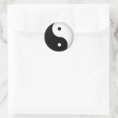 Yin Yang Ronde Sticker (Tas)