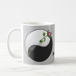 Yin Yang Roos Koffiemok