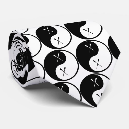 Yin Yang Rowing Stropdas (Opgerold)