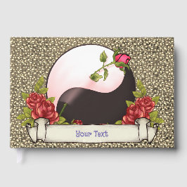 Yin Yang Rozen Gastboek Gastenboek