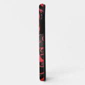 Yin Yang Rozen, rood en zwart Case-Mate iPhone Case (Achterkant/links)