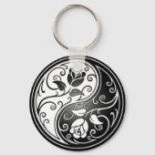 Yin Yang Rozen Sleutelhanger (Voorkant)