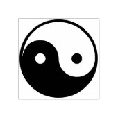 Yin Yang Rubberstempel (Afrduk)