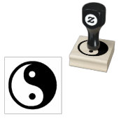 Yin Yang Rubberstempel (Gestempeld)