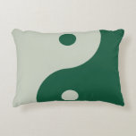 Yin Yang Sage Green Accent Kussen<br><div class="desc">Yin Yang - sage green yin yang illustration.</div>
