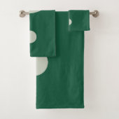 Yin Yang Sage Green Bad Handdoek (Insitu)